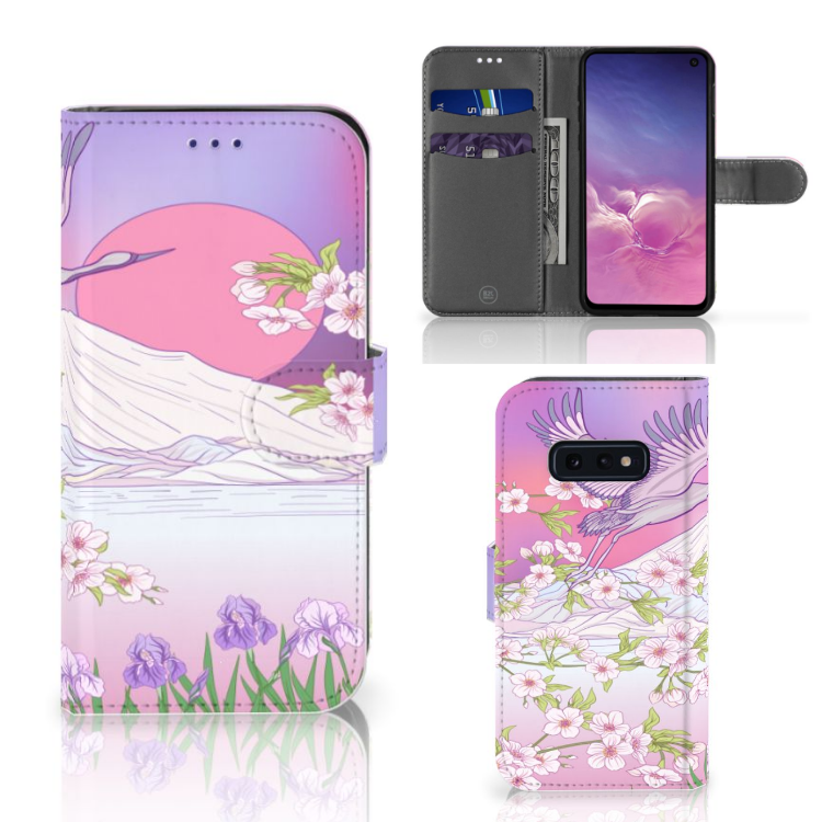 Samsung Galaxy S10e Telefoonhoesje met Pasjes Bird Flying