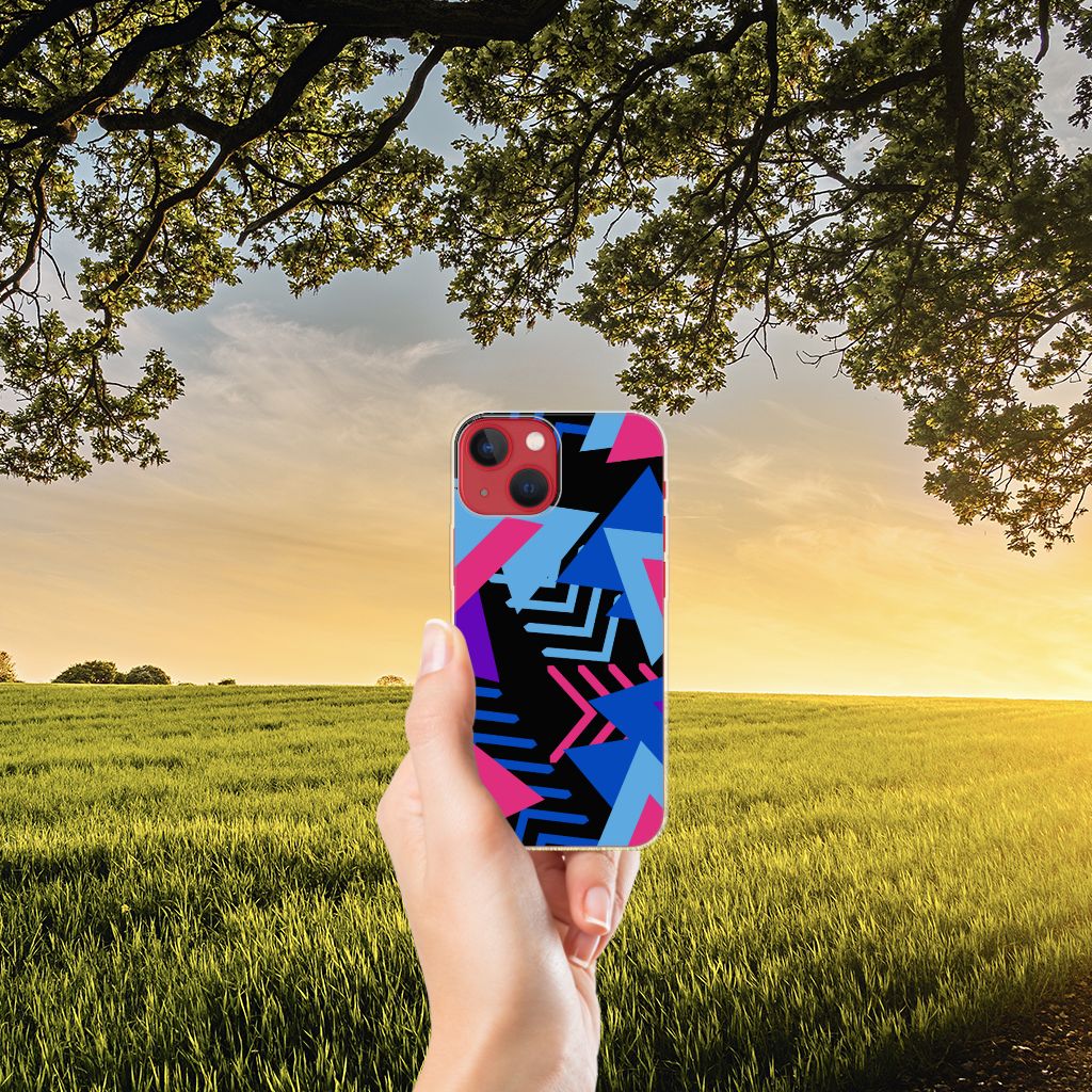 Apple iPhone 13 TPU Hoesje Funky Triangle B2C Telecom