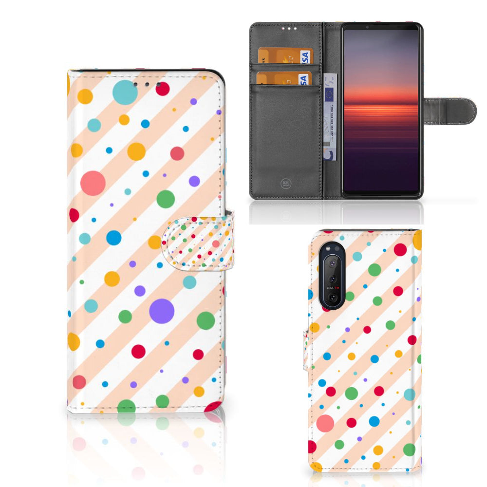 Sony Xperia 5II Telefoon Hoesje Dots