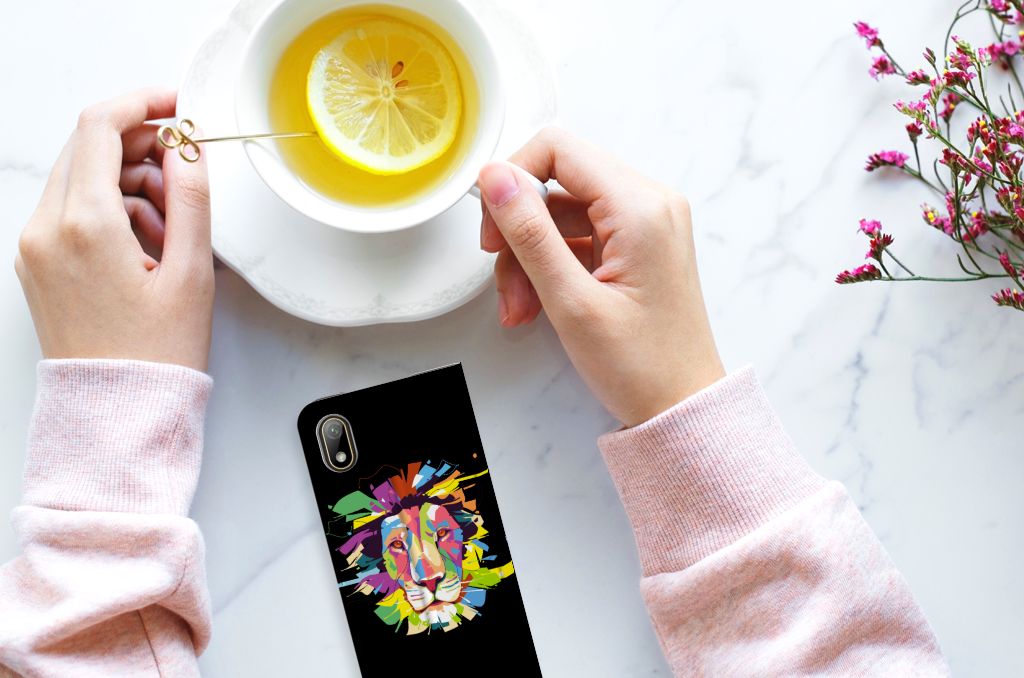 Huawei Y5 (2019) Magnet Case Lion Color - B2C Telecom