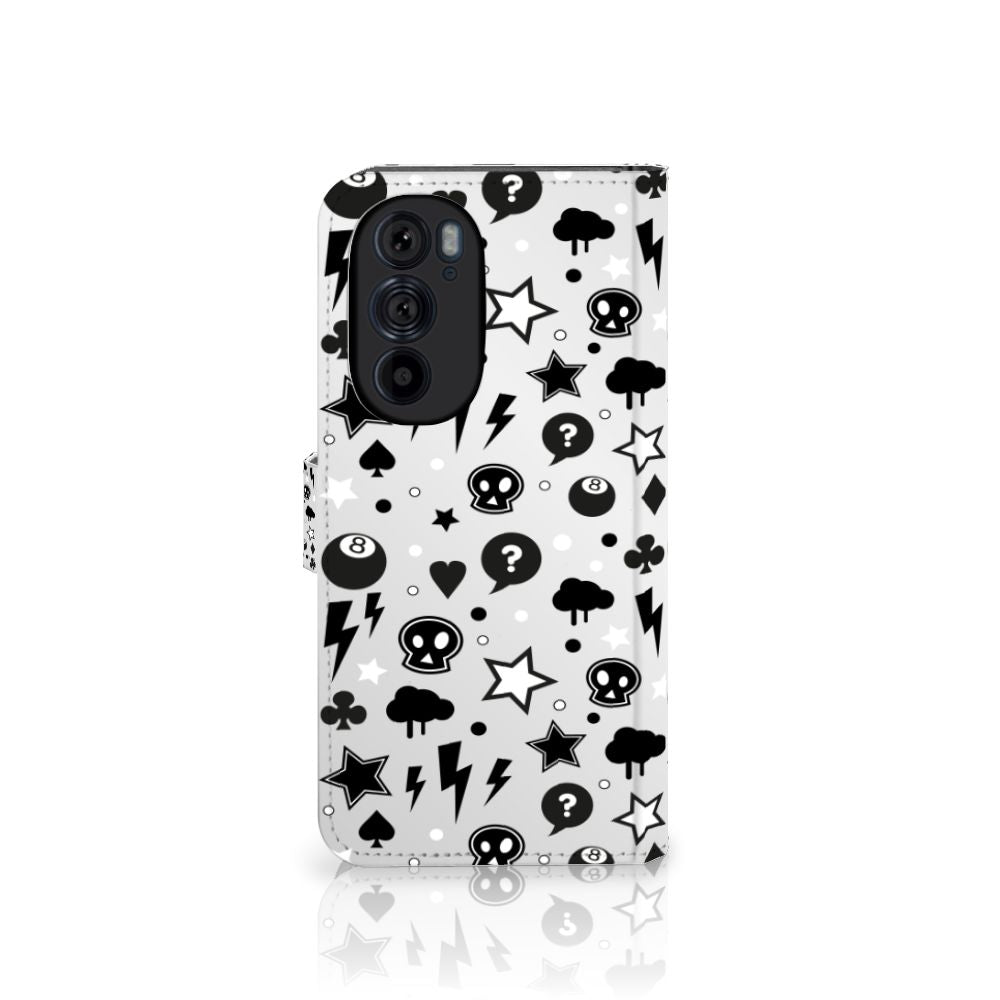 Telefoonhoesje met Naam Motorola Edge 30 Pro Silver Punk