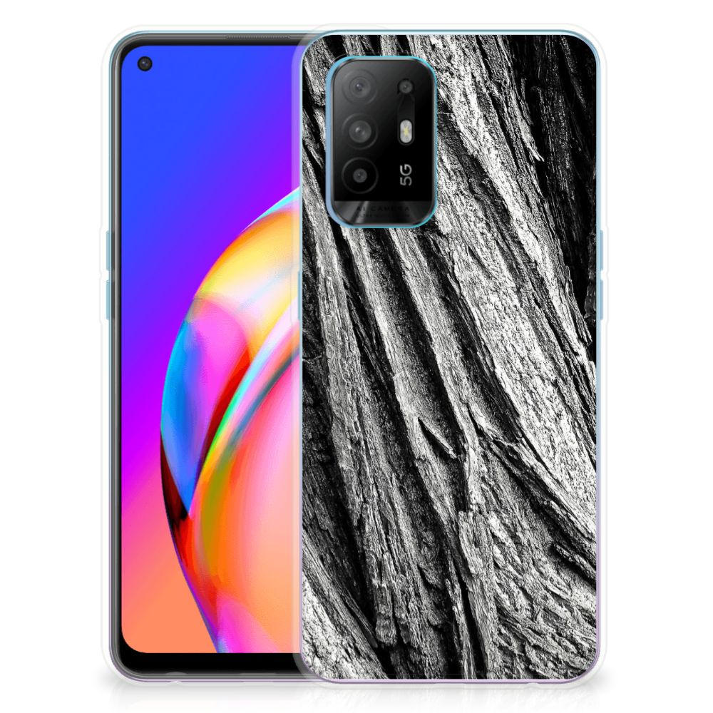Bumper Hoesje OPPO A94 5G | Reno5 Z Boomschors Grijs B2C Telecom