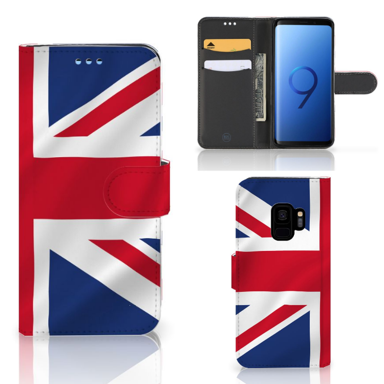 Samsung Galaxy S9 Bookstyle Case Groot-Brittannië