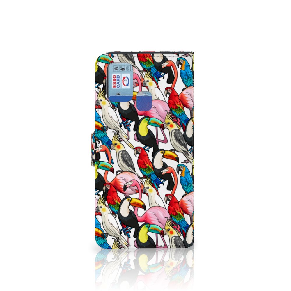 Samsung Galaxy M31 Telefoonhoesje met Pasjes Birds