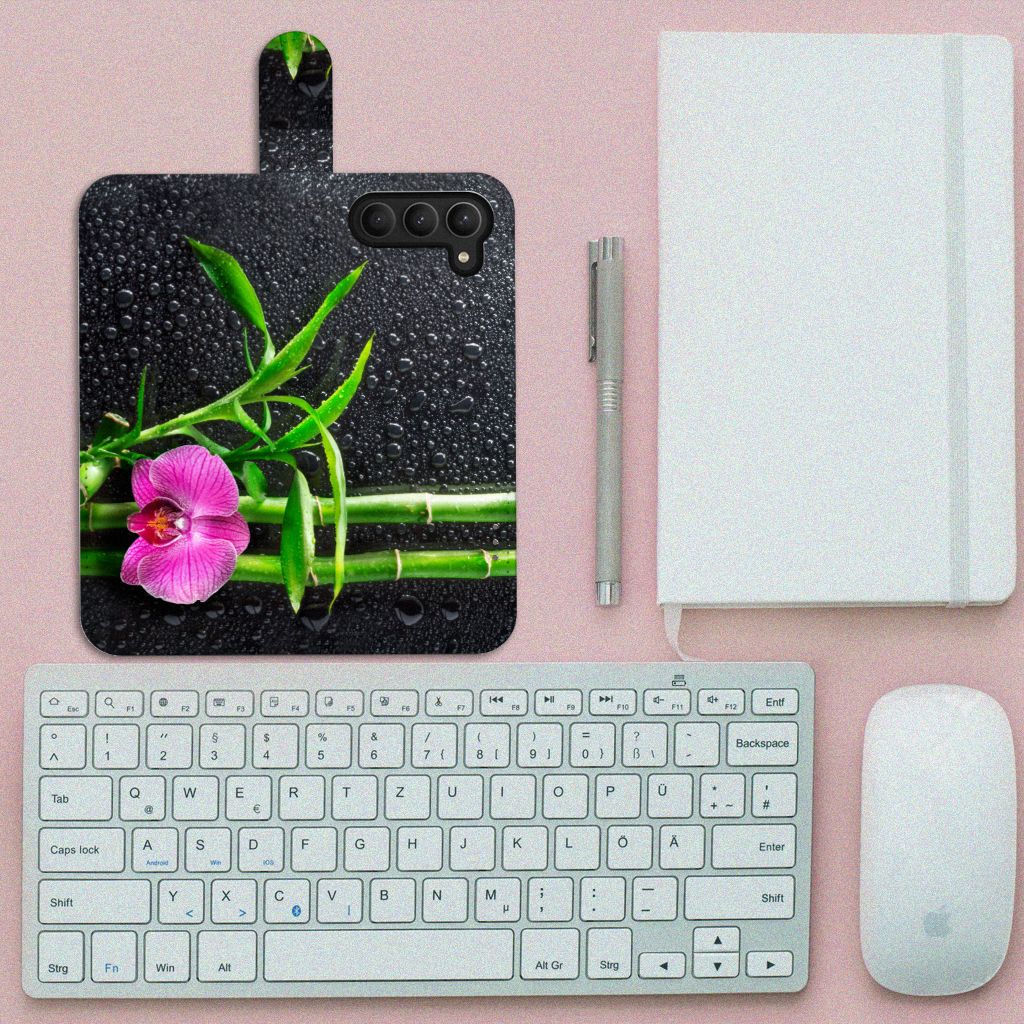 Samsung Galaxy S23 Hoesje Orchidee