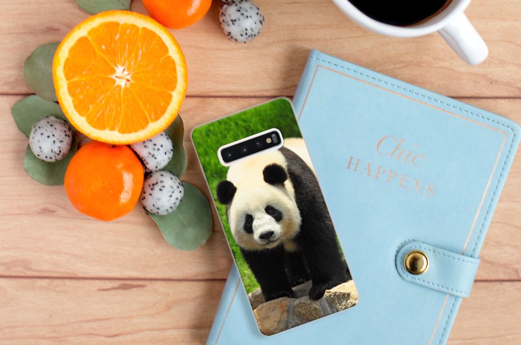 Samsung Galaxy S10 Plus TPU Hoesje Panda