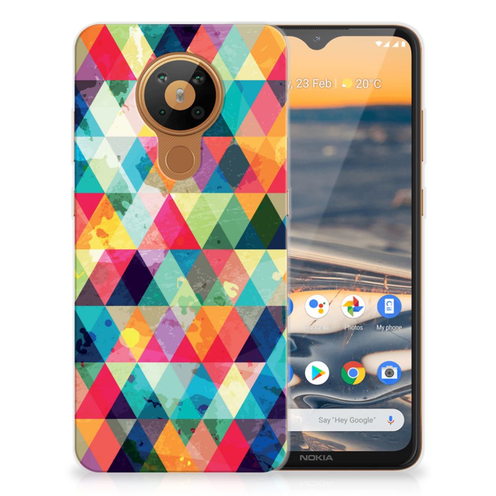 Nokia 5.3 TPU bumper Geruit B2C Telecom