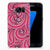 Samsung Galaxy S7 Hoesje maken Swirl Pink