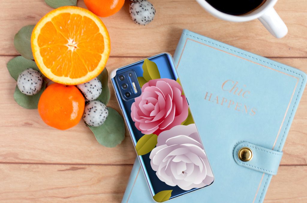 Motorola Moto G9 Plus TPU Case Roses B2C Telecom