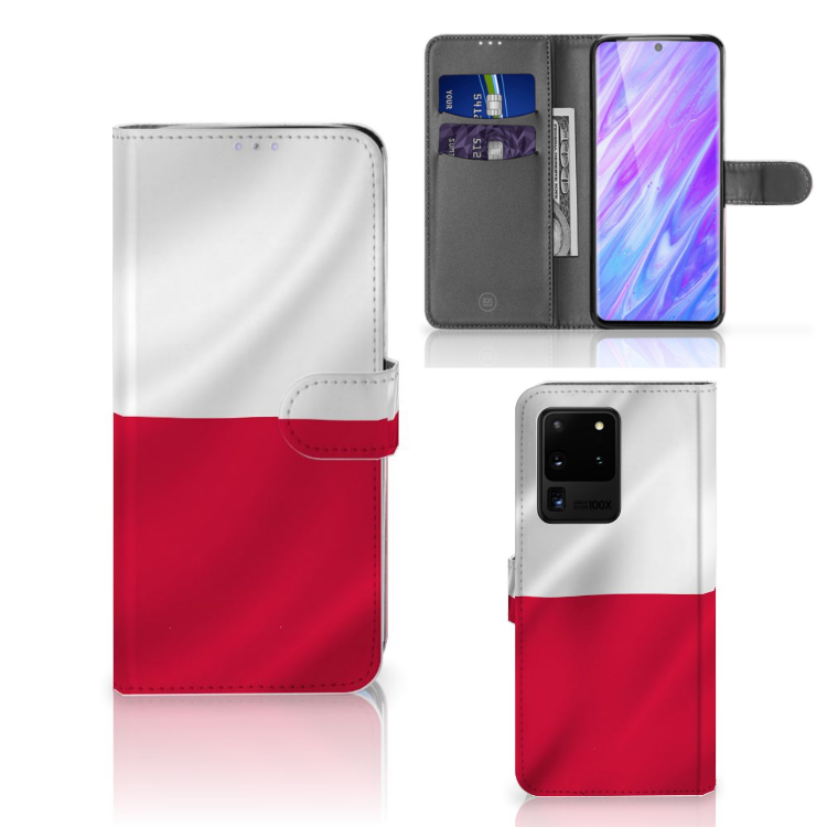 Samsung Galaxy S20 Ultra Bookstyle Case Polen