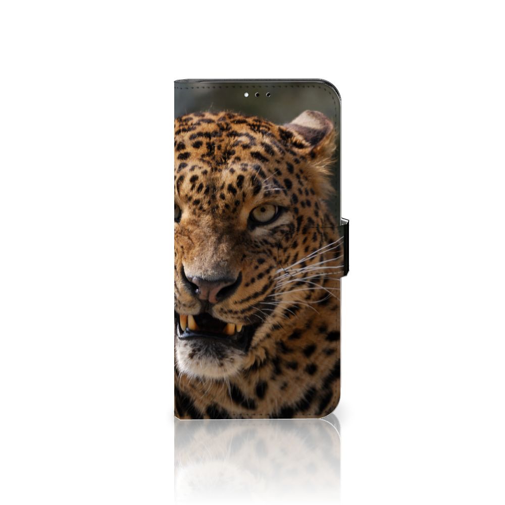 Samsung Galaxy A23 Telefoonhoesje met Pasjes Luipaard