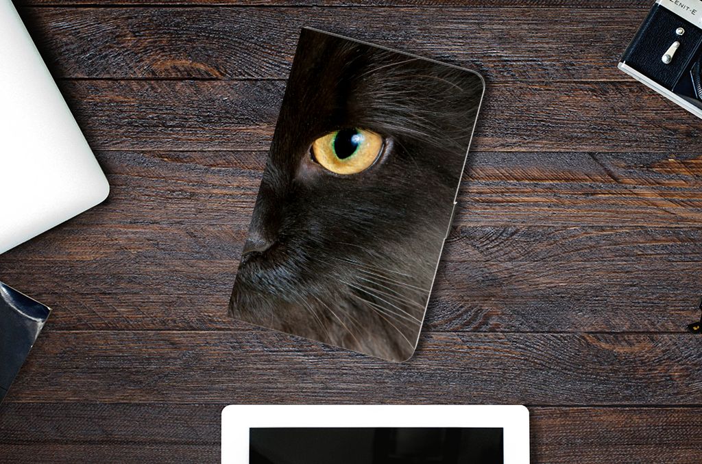 Samsung Galaxy Tab S6 Lite | S6 Lite (2022) Flip Case Zwarte Kat