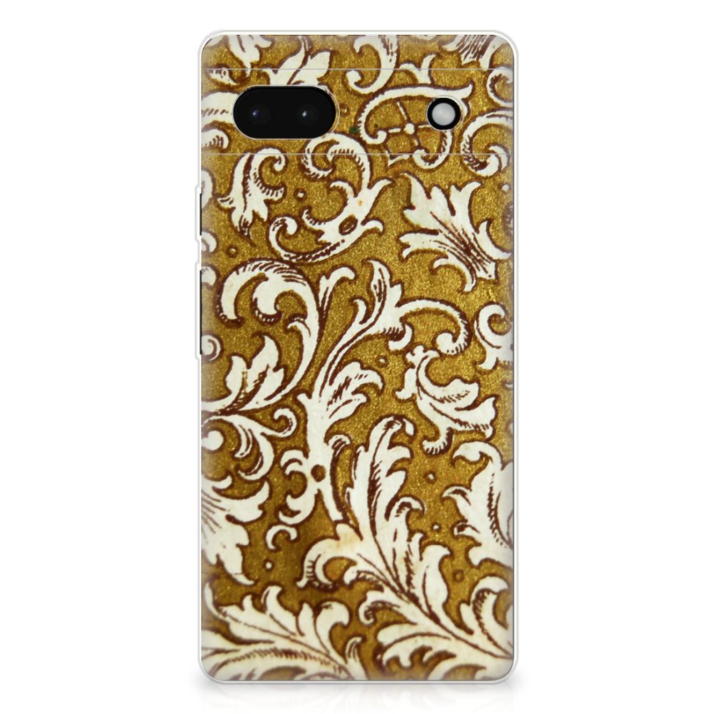 Siliconen Hoesje Google Pixel 6A Barok Goud