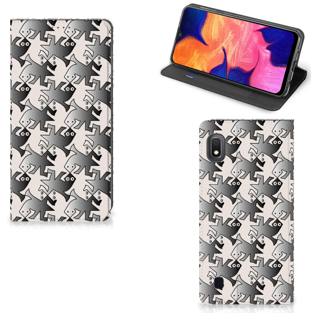 Samsung Galaxy A10 Hoesje maken Salamander Grey