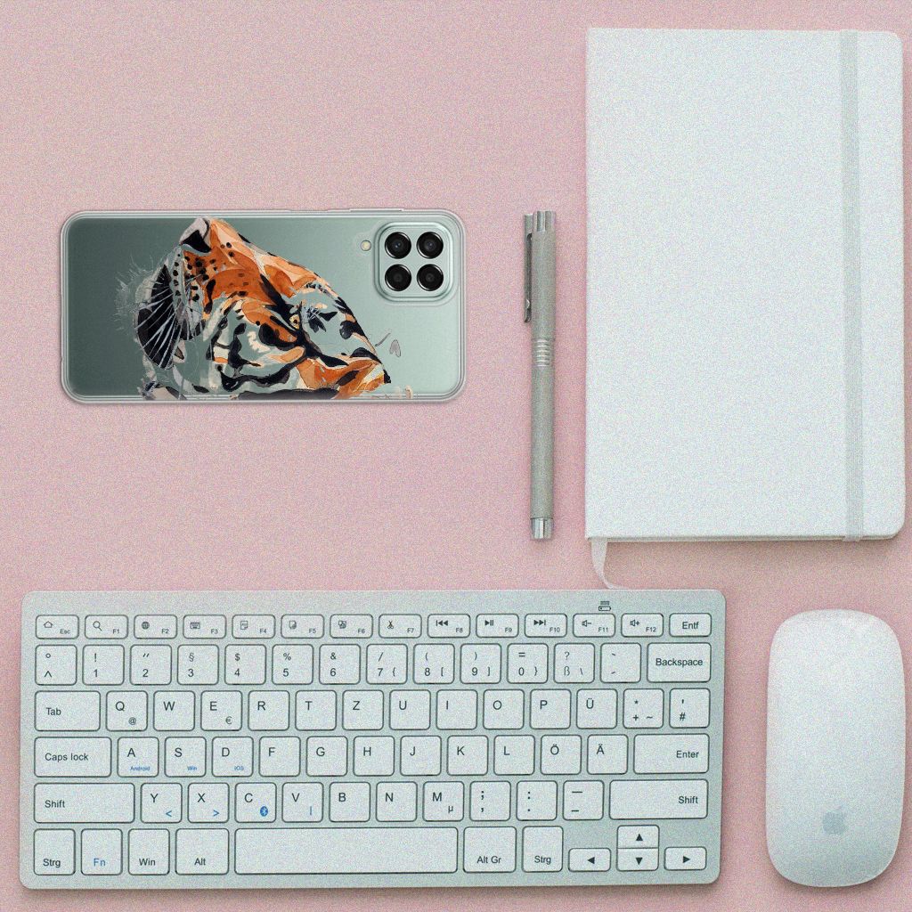 Hoesje maken Samsung Galaxy M33 Watercolor Tiger