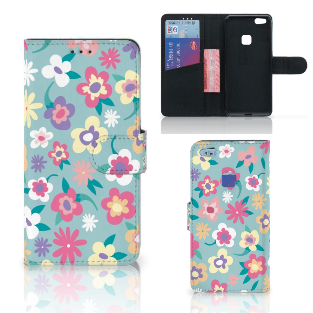 Huawei P10 Lite Hoesje Flower Power