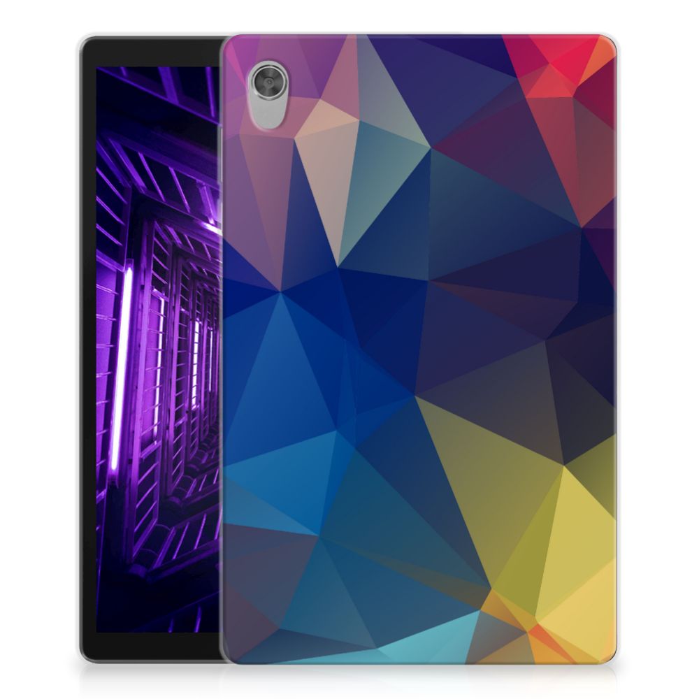 Lenovo Tab M10 HD (2de generatie) Back Cover Polygon Dark - B2C Telecom