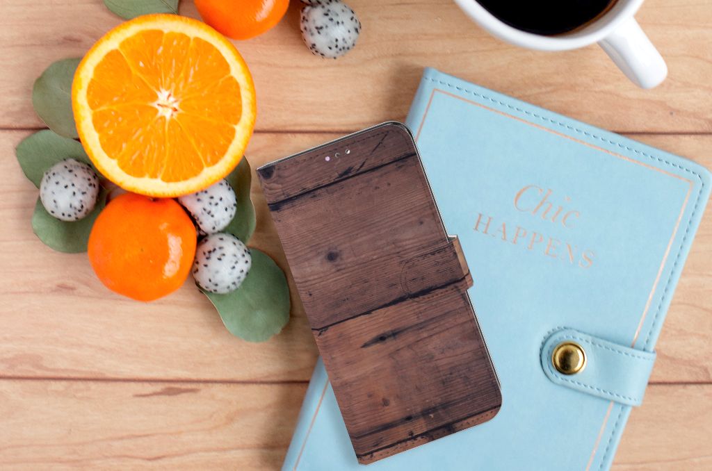 Samsung Galaxy A32 4G Book Style Case Old Wood