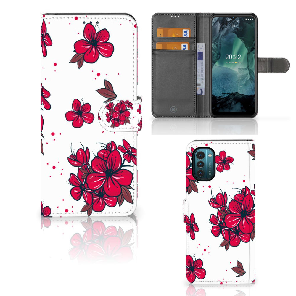 Nokia G11 | G21 Hoesje Blossom Red