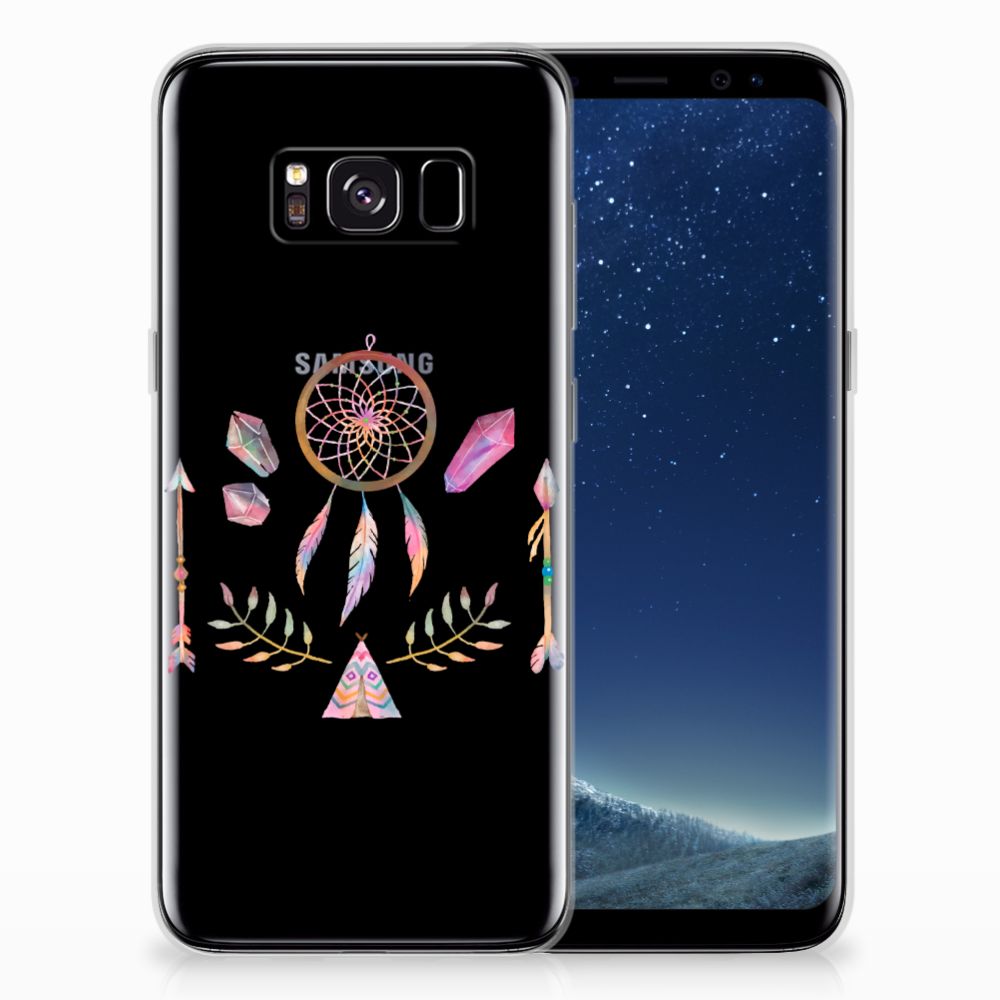 Samsung Galaxy S8 Telefoonhoesje met Naam Boho Dreamcatcher
