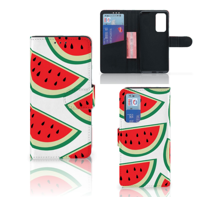 Huawei P40 Book Cover Watermelons