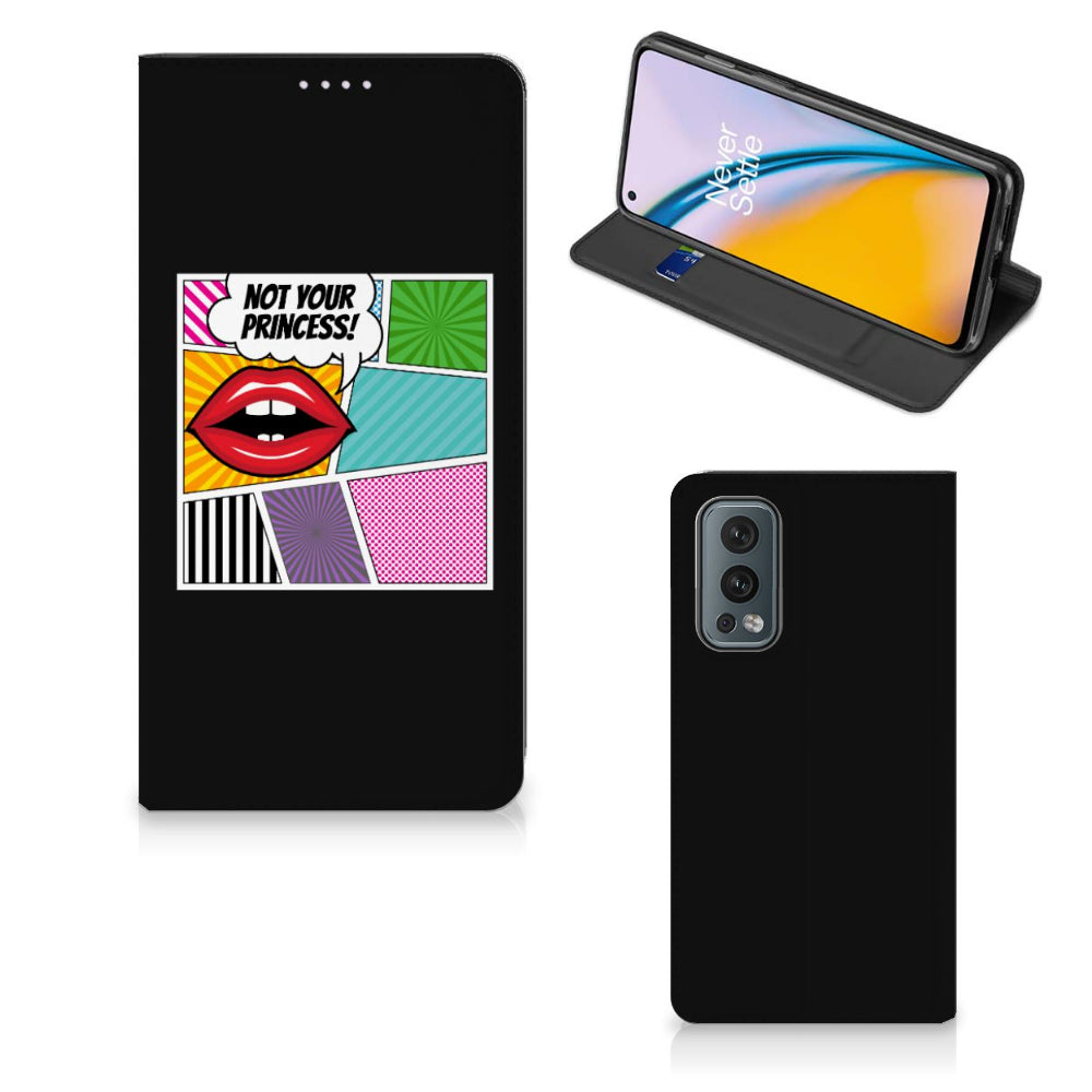 OnePlus Nord 2 5G Hippe Standcase Popart Princess