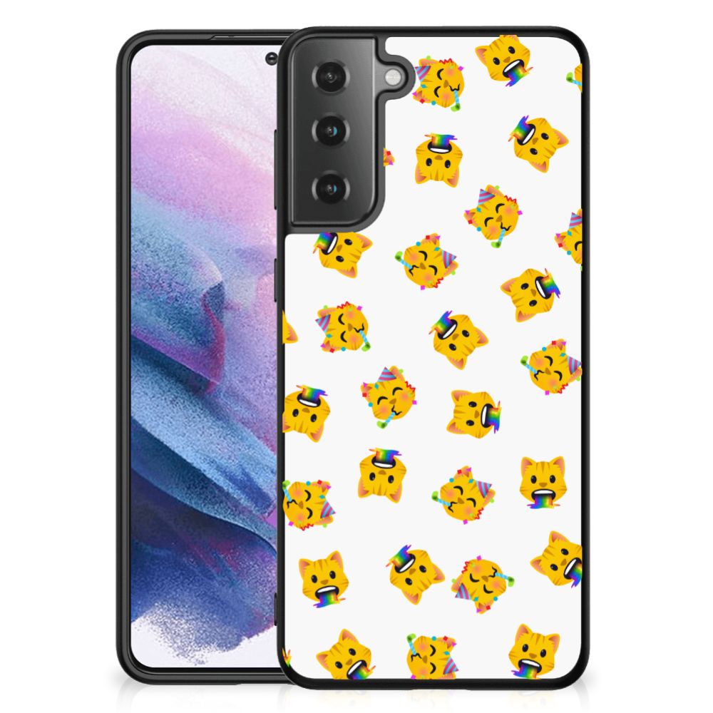 Back Case voor Samsung Galaxy S21 Plus Katten Emojis B2C Telecom