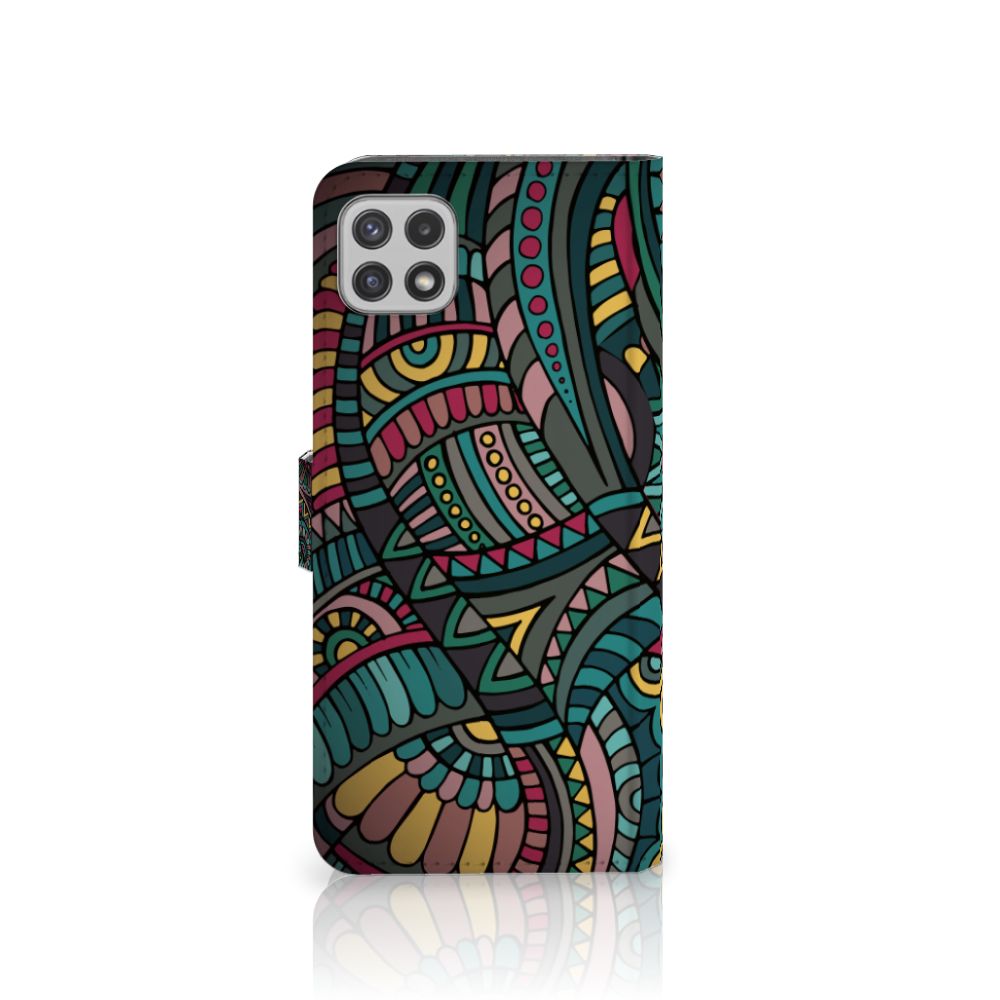 Samsung Galaxy A22 5G Telefoon Hoesje Aztec