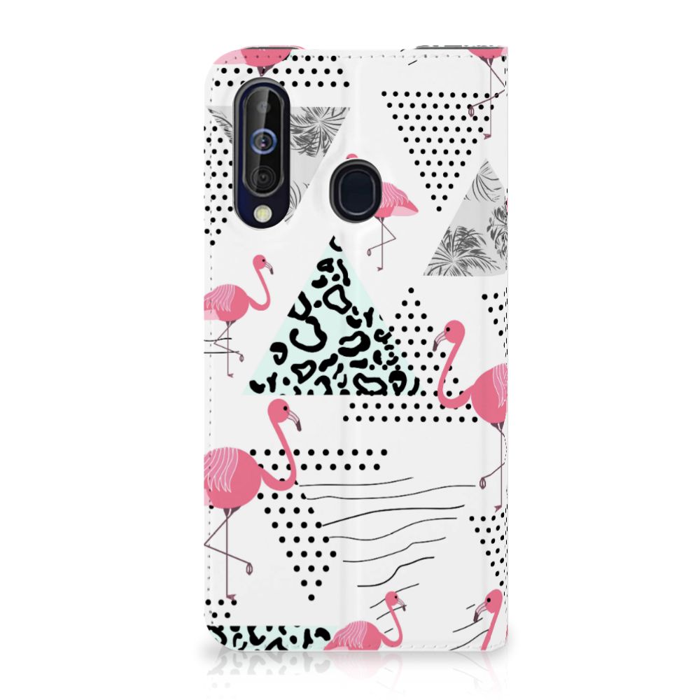 Samsung Galaxy A60 Hoesje maken Flamingo Triangle