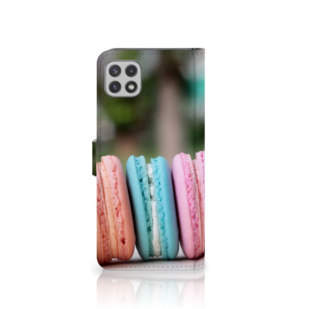 Samsung Galaxy A22 5G Book Cover Macarons