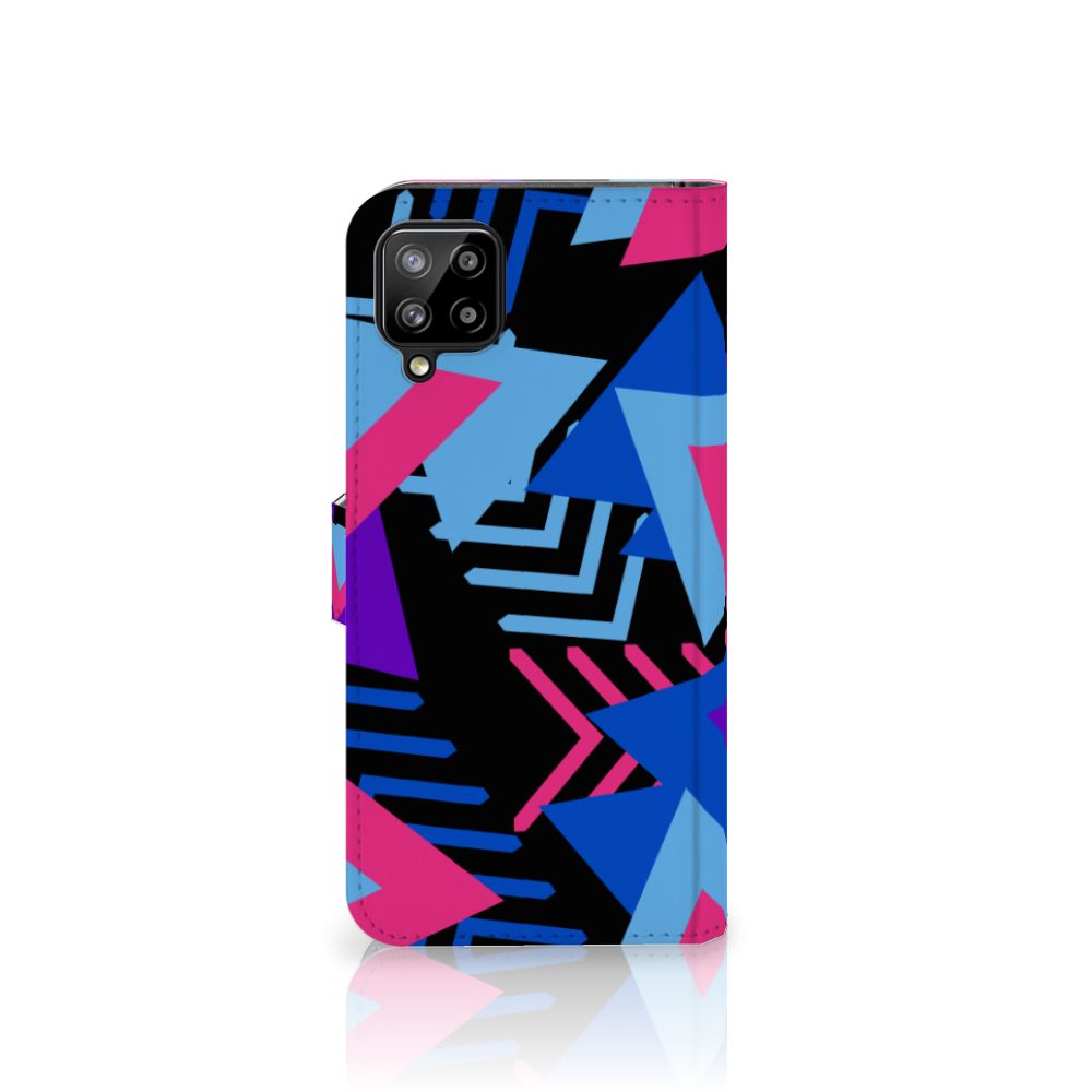 Samsung Galaxy A12 Book Case Funky Triangle