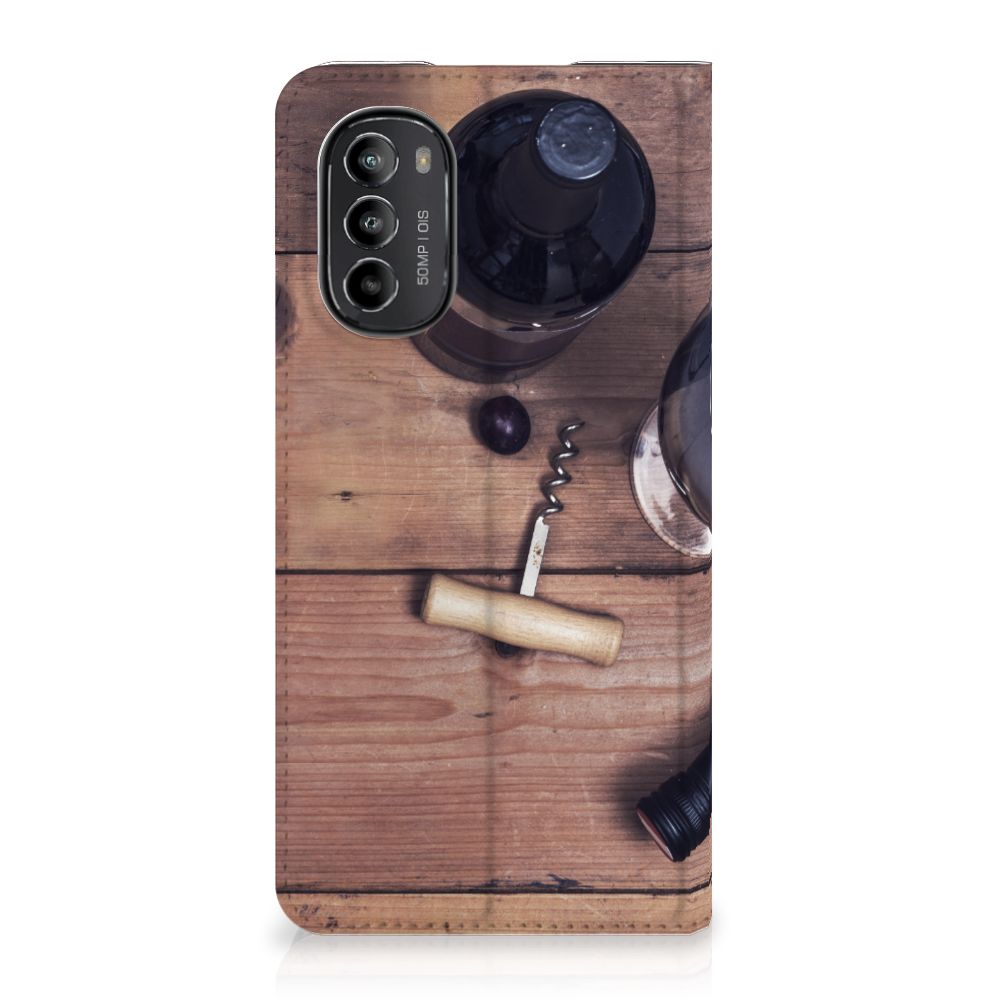 Motorola Moto G52 | Moto G82 Flip Style Cover Wijn - B2C Telecom