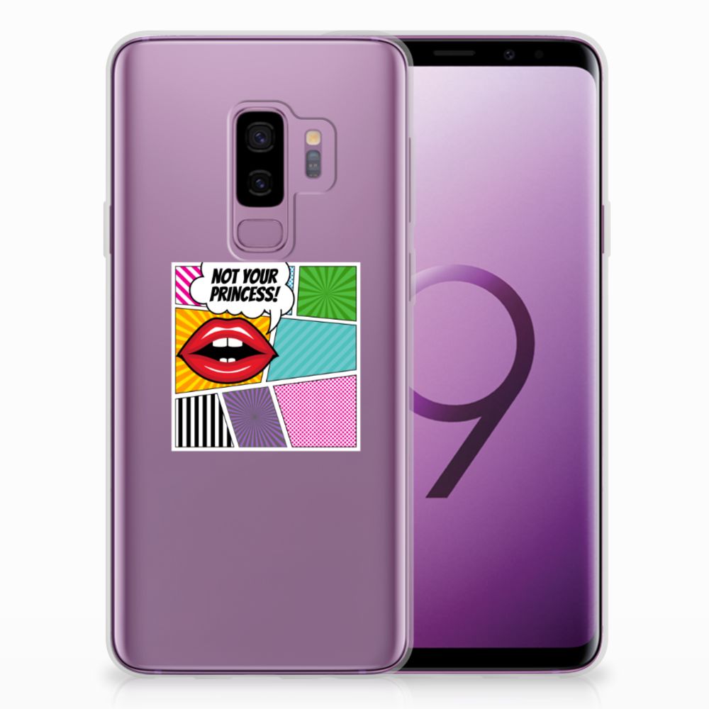 Samsung Galaxy S9 Plus Silicone Back Cover Popart Princess