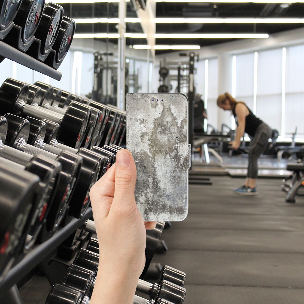 Samsung Galaxy S10 Bookcase Beton Print
