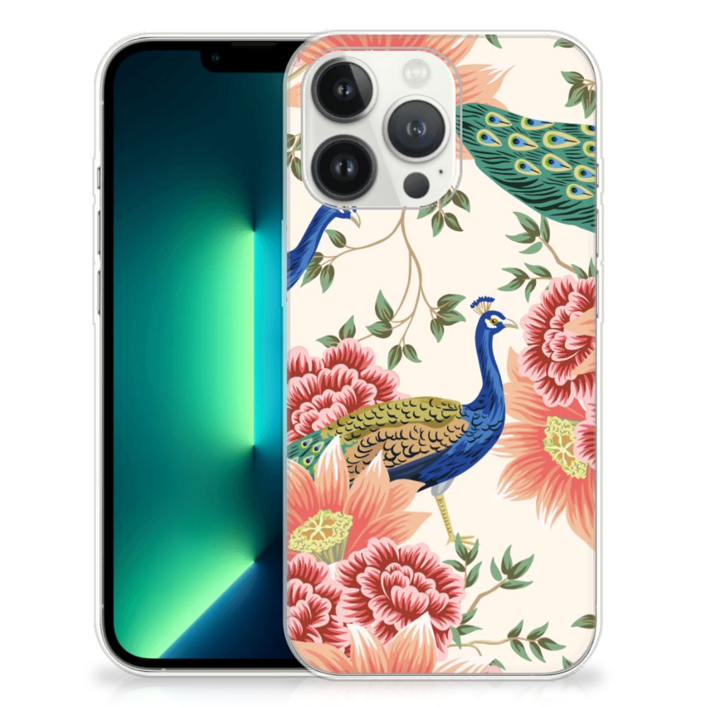 TPU Hoesje voor iPhone 13 Pro Max Pink Peacock B2C Telecom