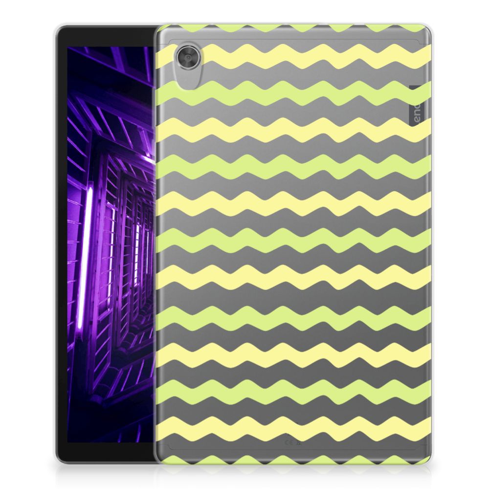 Lenovo Tab M10 HD (2de generatie) Hippe Hoes Waves Yellow - B2C Telecom