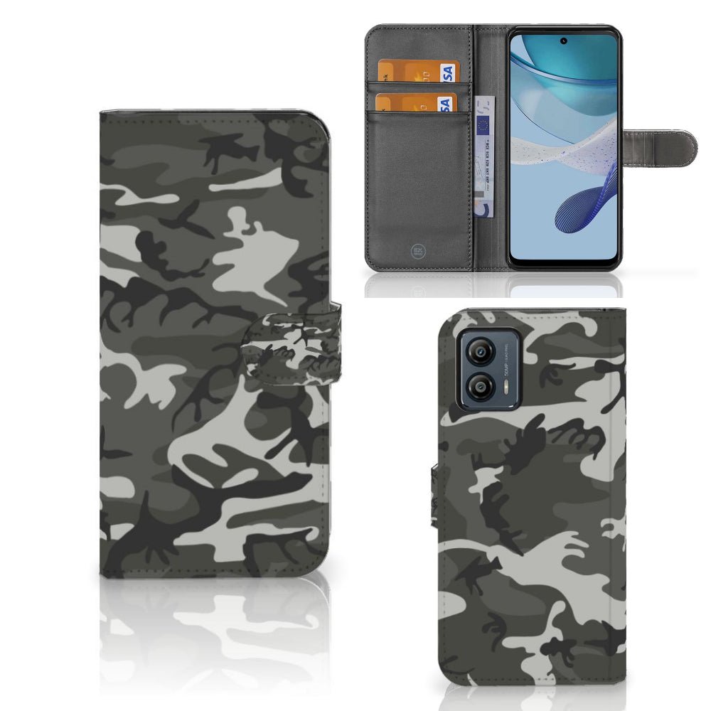 Motorola Moto G53 Telefoon Hoesje Army Light