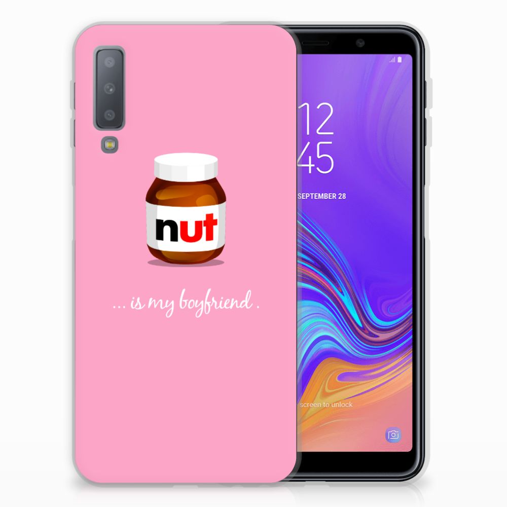 Samsung Galaxy A7 (2018) Siliconen Case Nut Boyfriend