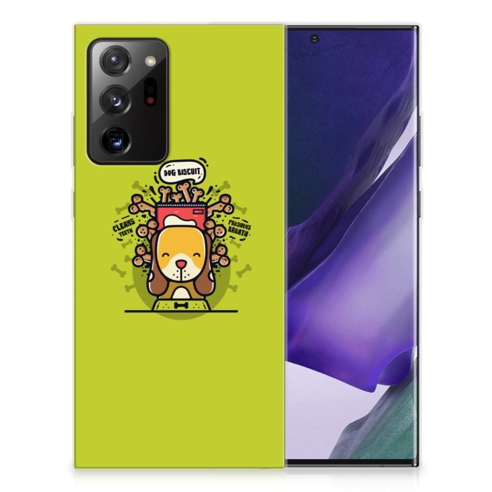 Samsung Galaxy Note20 Ultra Telefoonhoesje met Naam Doggy Biscuit B2C Telecom