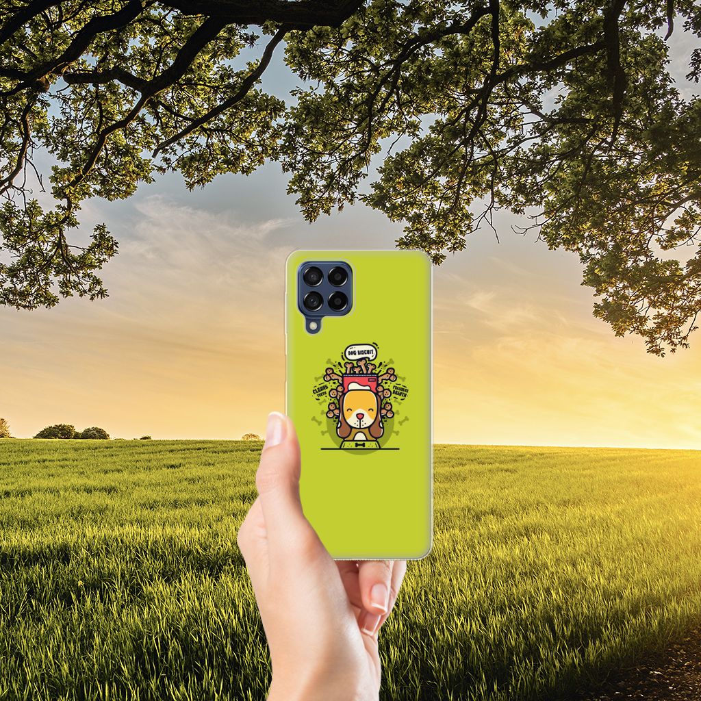 Samsung Galaxy M53 Telefoonhoesje met Naam Doggy Biscuit B2C Telecom