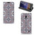 Nokia 2.2 Standcase Flower Tiles