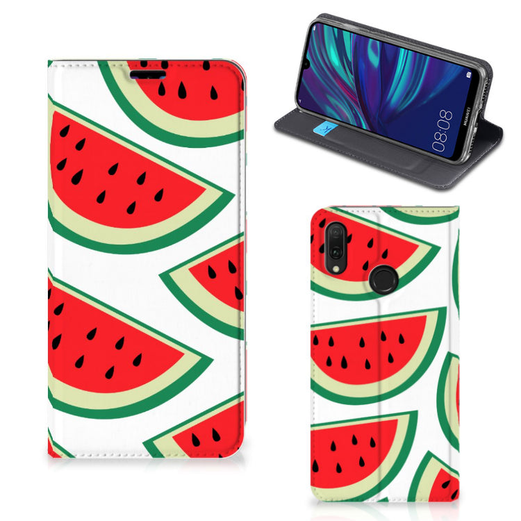 Huawei Y7 hoesje Y7 Pro (2019) Flip Style Cover Watermelons