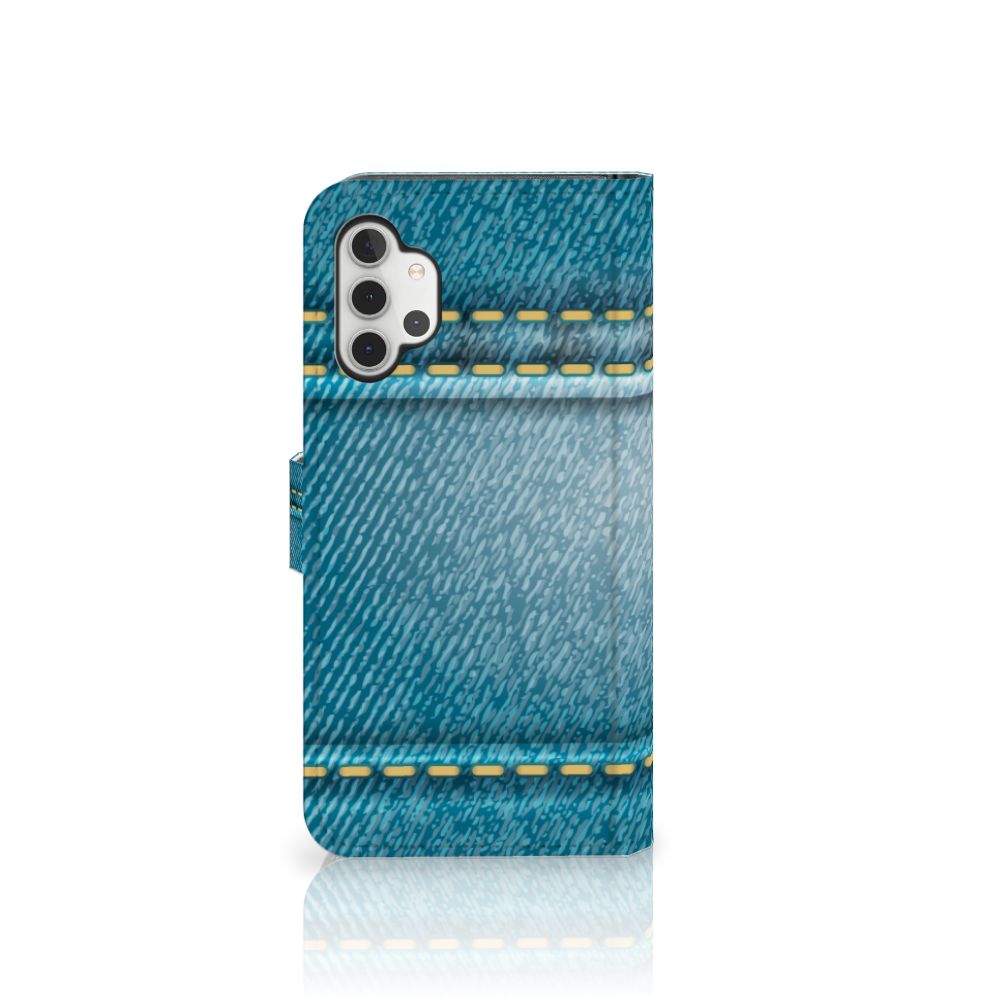 Samsung Galaxy A32 4G Wallet Case met Pasjes Jeans
