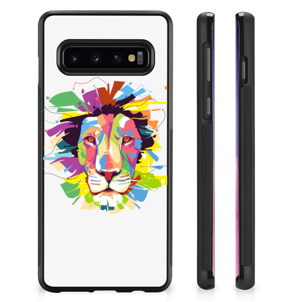 Samsung Galaxy S10+ Bumper Hoesje Lion Color