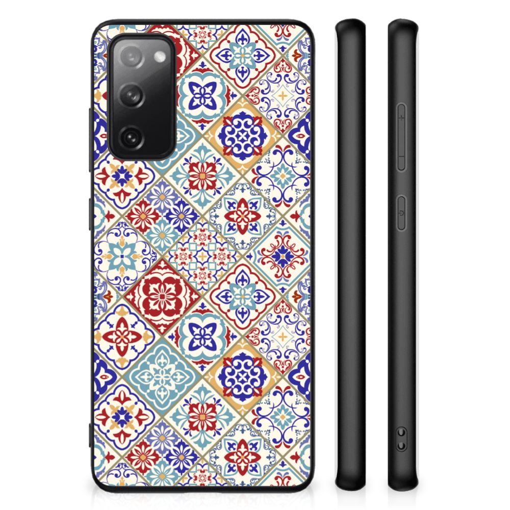 Samsung Galaxy S20 FE Marmeren Print Telefoonhoesje Tiles Color B2C Telecom