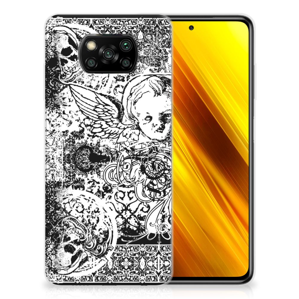 Silicone Back Case Xiaomi Poco X3 | Poco X3 Pro Skulls Angel B2C Telecom