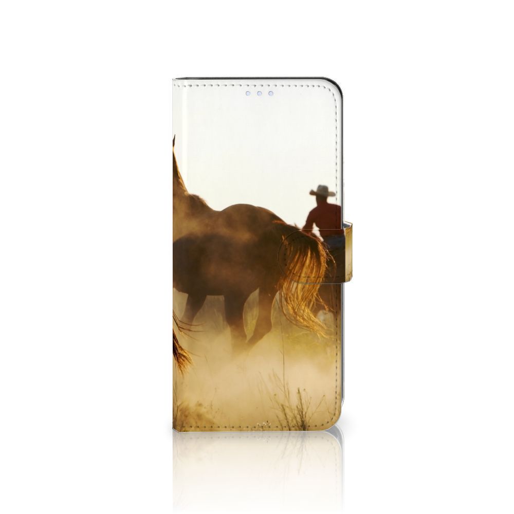Motorola Moto G100 Telefoonhoesje met Pasjes Design Cowboy