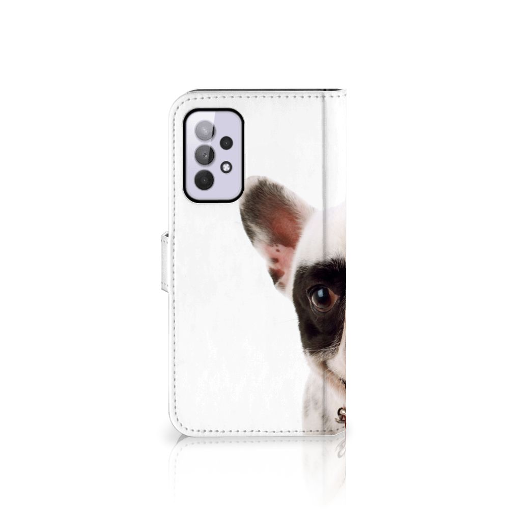 Samsung Galaxy A33 5G Telefoonhoesje met Pasjes Franse Bulldog