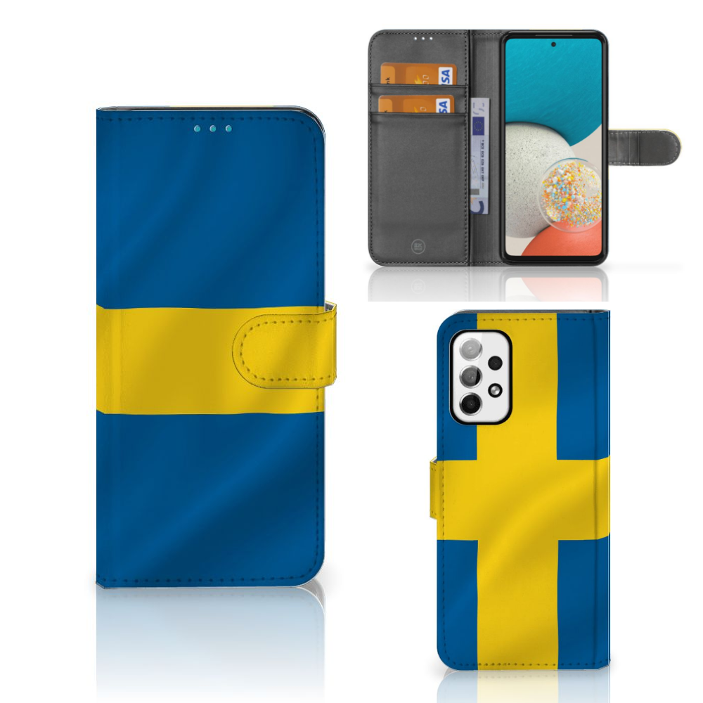 Samsung Galaxy A73 5G Bookstyle Case Zweden