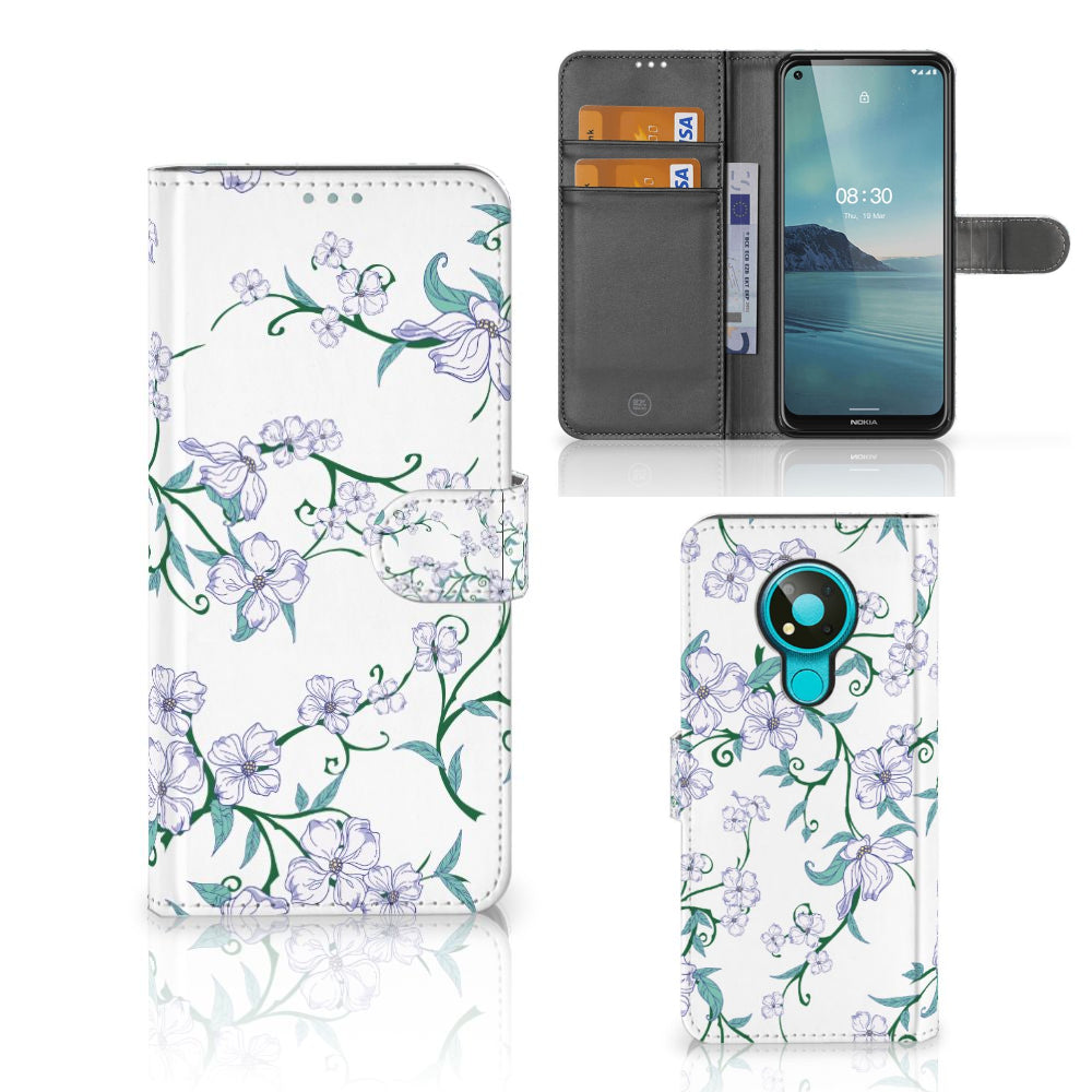 Nokia 3.4 Uniek Hoesje Blossom White